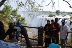 Tourism to the Victoria Falls provides a source of revenue for Zambia