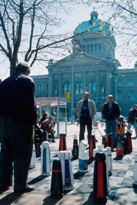 Playing chess in front of the Swiss Parliament. Can development policy advocacy move power politics?